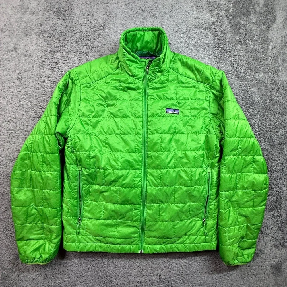 Patagonia Nano Puff Jacket Mens S Cilantro Green PrimaLoft Insulated Puffer